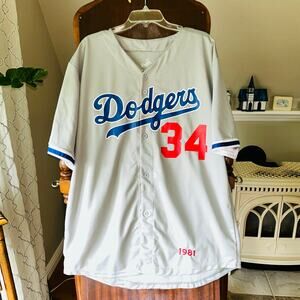 Fernando Valenzuela Los Angeles  Dodgers Jersey 1981 men’s XL